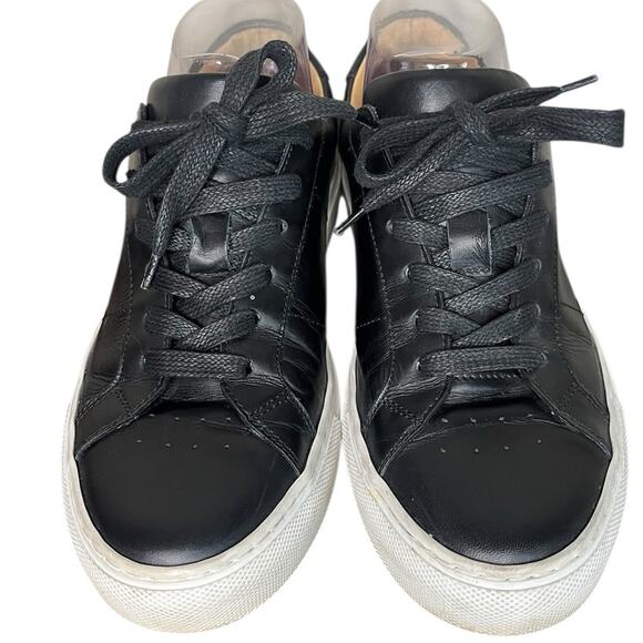 GREATS Brooklyn‎ Royal Nero Leather Low Top Made in Italy Sneaker Men’s Size 8 - Picture 2 of 7